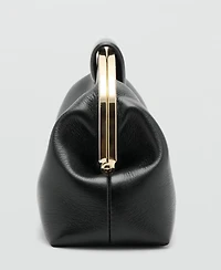 Mango Women's Metal Detail Clutch Bag