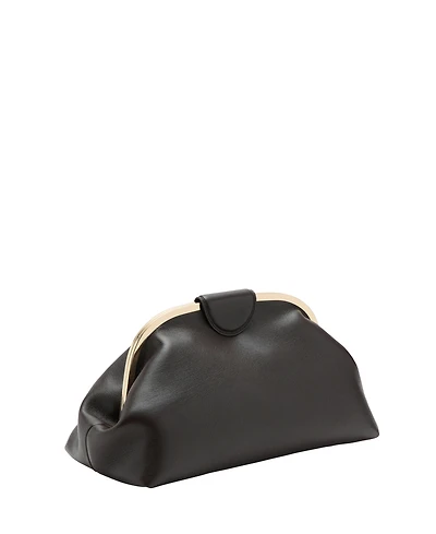 Mango Women's Metallic Details Large Clutch