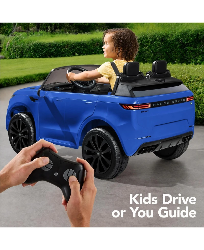 Best Choice Products Kids 24V 2-Seater Licensed Range Rover Ride-On Car w/ Parent Control 132lb Weight Capacity