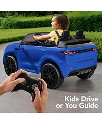 Best Choice Products Kids 24V 2-Seater Licensed Range Rover Ride-On Car w/ Parent Control 132lb Weight Capacity