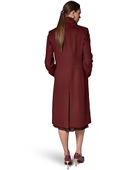 Donna Karan New York Women's Double Breasted Cashmere Wool Coat