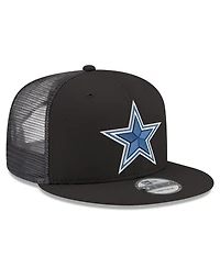New Era Men's Black Dallas Cowboys Core Team 9FIFTY Trucker Snapback Hat