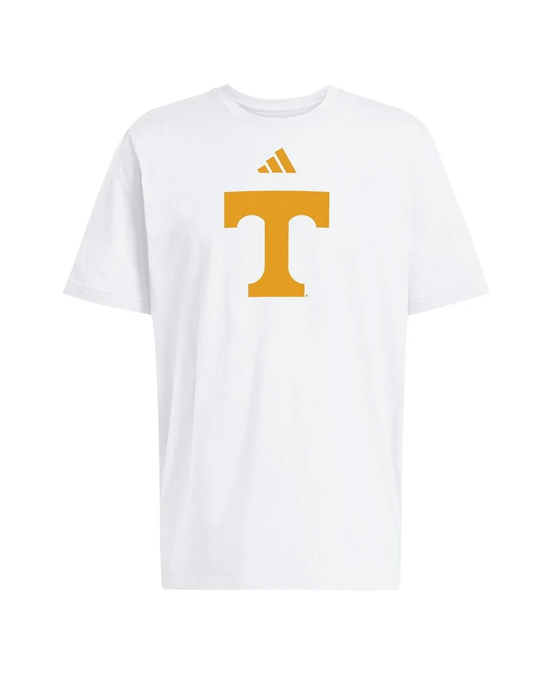 Adidas Men's White Tennessee Volunteers Primary Logo T-Shirt