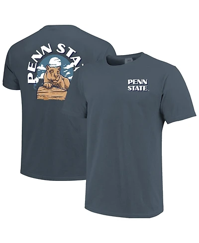 Image One Men's Navy Penn State Nittany Lions Comfort Colors Team Statue T-Shirt