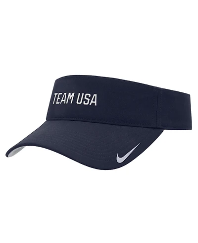 Nike Men's Navy Team Usa Ace Dri-fit Adjustable Visor