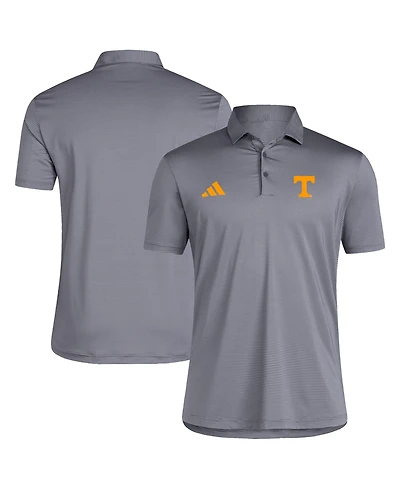 Adidas Men's Gray Tennessee Volunteers Ultimate 365 Stripe Polo Shirt