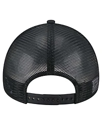 New Era Men's Black Athletics 9FORTY A-Frame Trucker Adjustable Hat