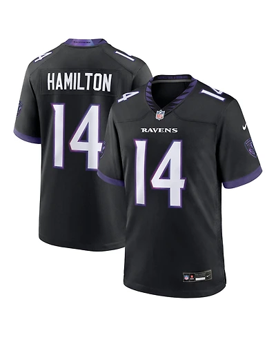 Nike Men's Kyle Hamilton Black Baltimore Ravens Alternate Game Jersey