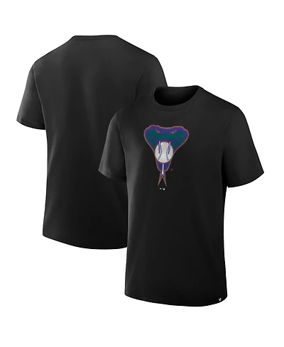 Fanatics Men's Black Arizona Diamondbacks Vintage Logo Legacy T-Shirt