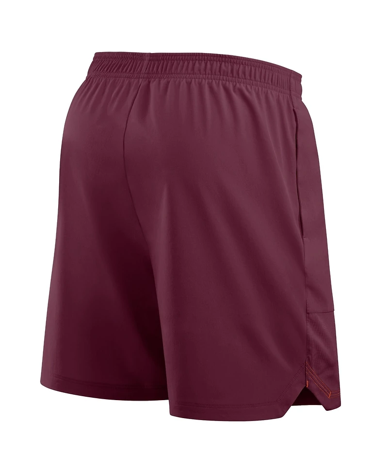 Nike Men's Garnet Virginia Tech Hokies Woven Dri-fit Shorts