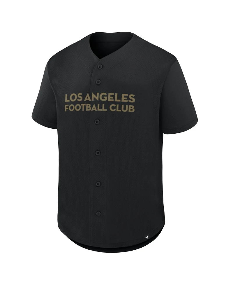 Fanatics Men's Black Lafc Maximum Intensity Button-Up Jersey