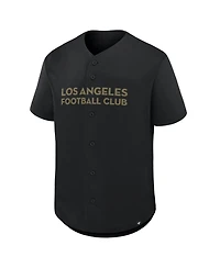 Fanatics Men's Black Lafc Maximum Intensity Button-Up Jersey