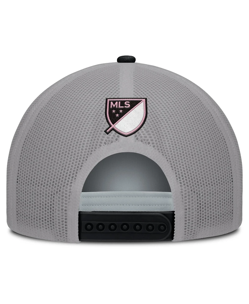 Fanatics Men's White Inter Miami Cf On Deck A-Frame Trucker Adjustable Hat