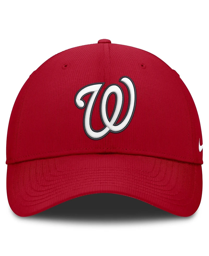 Nike Men's Red Washington Nationals Dri-fit Club Adjustable Hat