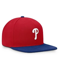 Nike Men's Red/Royal Philadelphia Phillies Primetime Pro Dri-fit Snapback Hat