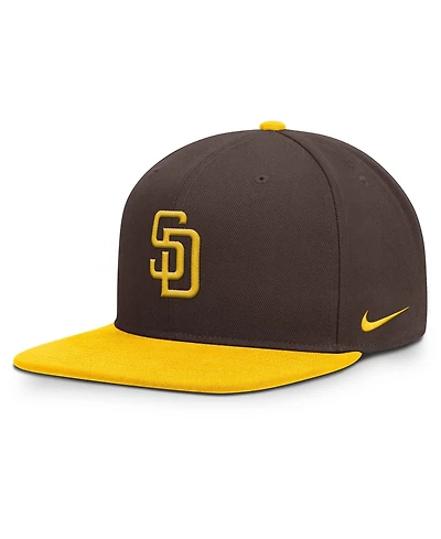 Nike Men's Brown/Gold San Diego Padres Primetime Pro Dri-fit Snapback Hat