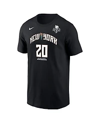 Nike Men's Sabrina Ionescu Black New York Liberty Name & Number T-Shirt