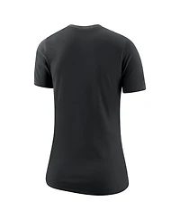 Nike Women's Black San Antonio Spurs Wordmark Core T-Shirt