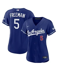 Nike Women's Freddie Freeman Royal Los Angeles Dodgers Alternate Stadium Jersey