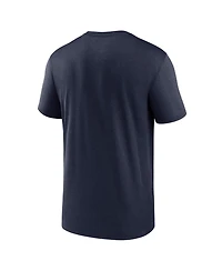 Nike Men's Navy Denver Broncos Big & Tall Legend Icon Dri-fit T-Shirt
