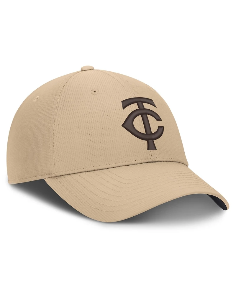 Nike Men's Khaki Minnesota Twins Desert Ripstop Club Adjustable Hat