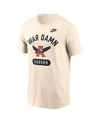 Nike Men's Natural Auburn Tigers Legacy Arch Helmet T-Shirt