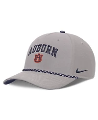 Nike Men's and Women's Gray Auburn Tigers Primetime Rise Rope Adjustable Hat