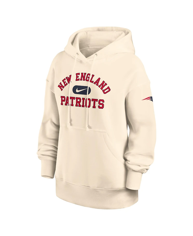 Nike Women's Natural New England Patriots Oversized Legacy Phoenix Hoodie