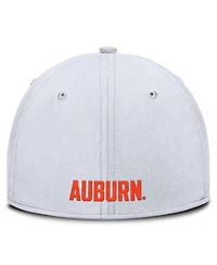 Nike Men's White Auburn Tigers Rise Swoosh Dri-fit Flex Hat