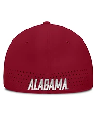 Nike Men's Crimson Alabama Crimson Tide 2026 Sideline Practice Aero Bill Swoosh Flex Dri-fit Hat