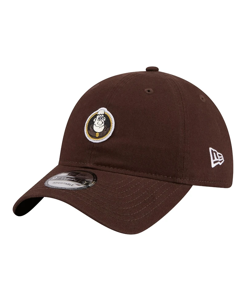 New Era Men's Brown San Diego Padres Mascot 9TWENTY Adjustable Hat