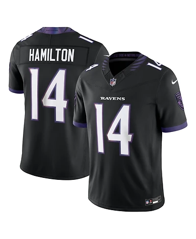 Nike Men's Kyle Hamilton Black Baltimore Ravens Alternate Vapor F.u.s.e. Stitched Limited Jersey
