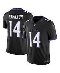 Nike Men's Kyle Hamilton Black Baltimore Ravens Alternate Vapor F.u.s.e. Stitched Limited Jersey