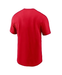 Nike Men's Scarlet Ohio State Buckeyes Primetime Football Icon T-Shirt