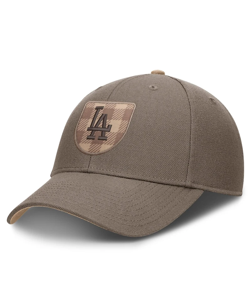 Nike Men's Brown Los Angeles Dodgers Statement Rise Adjustable Hat