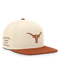 Nike Men's and Women's Natural/Texas Orange Texas Longhorns Campus Prep Snapback Hat