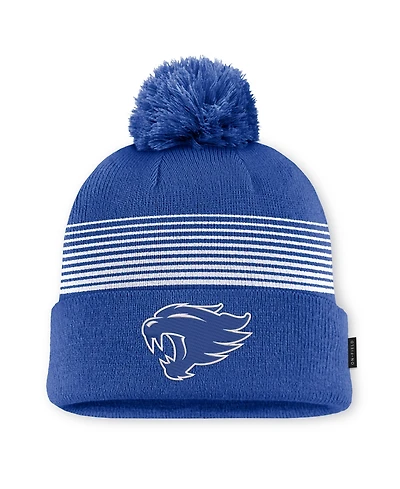 Nike Men's and Women's Royal Kentucky Wildcats 2026 On-Field Cuffed Knit Pom Hat