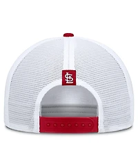 Nike Men's Khaki/Red St. Louis Cardinals Rise A-Frame Trucker Adjustable Hat