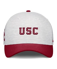 Nike Men's and Women's White/Cardinal Usc Trojans Primetime Rise Adjustable Hat