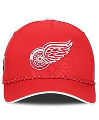 Fanatics Men's Red Detroit Red Wings On Stage Podium A-Frame Adjustable Hat