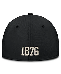 Nike Men's Black Oregon Ducks Campus Prep Chained Arched Swooshflex Flex Hat
