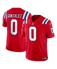 Nike Men's Christian Gonzalez Red New England Patriots Alternate Vapor F.u.s.e. Stitched Limited Jersey