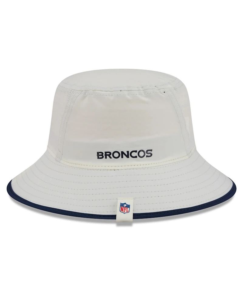 New Era Men's Cream Denver Broncos 2026 Nfl Training Camp Sport Bucket Hat