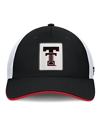 Fanatics Men's Black Texas Tech Red Raiders 5-Panel Matter Flex Hat