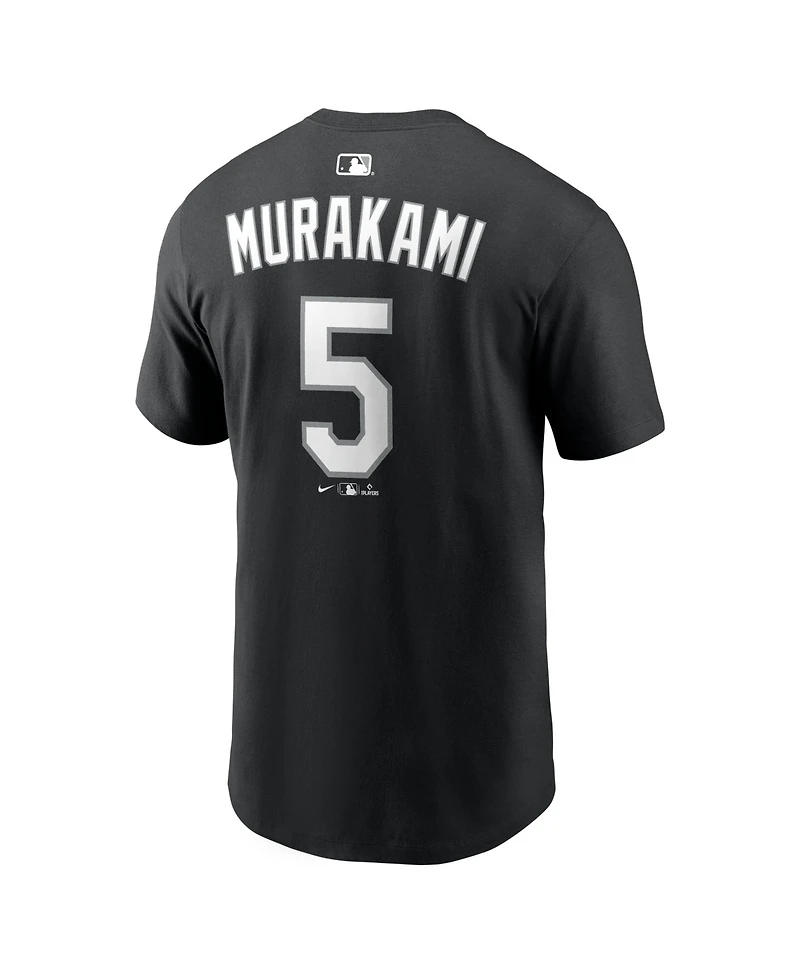 Nike Men's Munetaka Murakami Black Chicago White Sox Name & Number T-Shirt