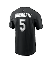 Nike Men's Munetaka Murakami Black Chicago White Sox Name & Number T-Shirt