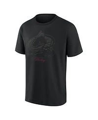 Fanatics Men's Colorado Avalanche Blackout Heavyweight T-Shirt