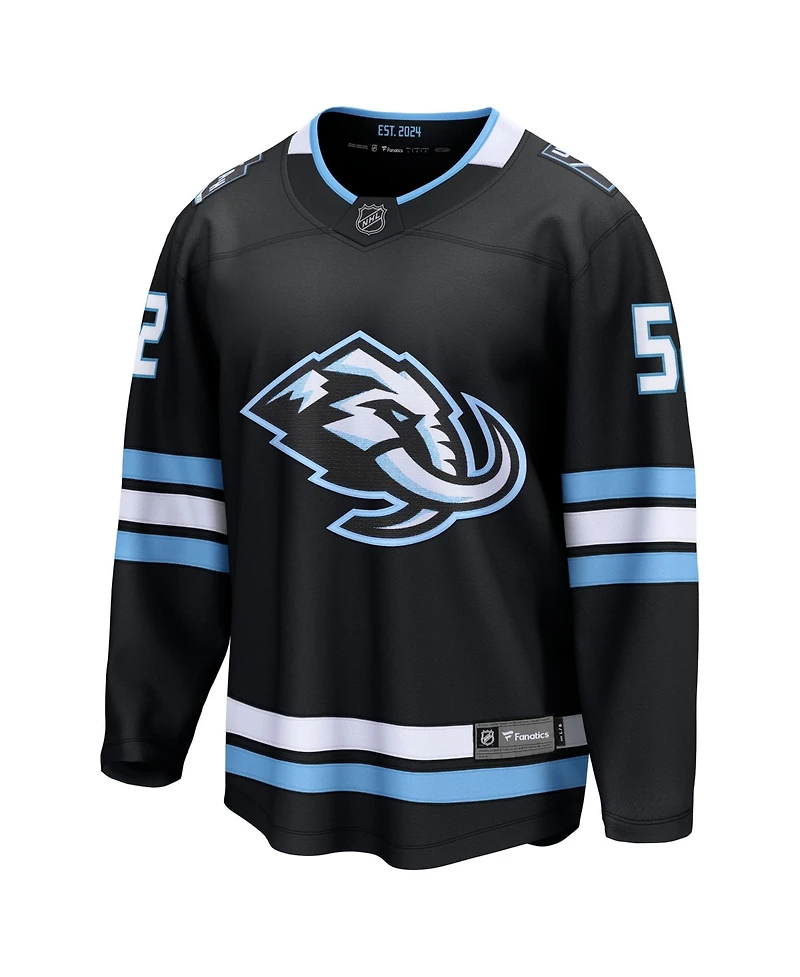 Fanatics Men's MacKenzie Weegar Black Utah Mammoth Home Breakaway Jersey
