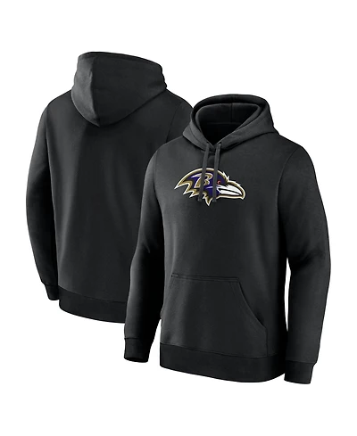 Logo Athletic Men's Black Baltimore Ravens Primary Hoodie