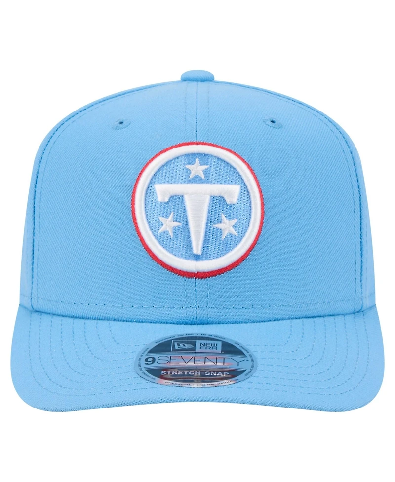 New Era Men's Light Blue Tennessee Titans 9SEVENTY Adjustable Hat